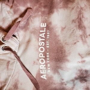 Aeropostale Pink Tie-Dye Hoodie
